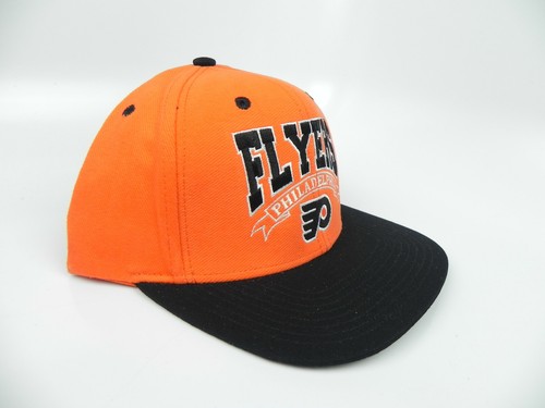 SOMBRERO GORRA DE 2 TONOS PHILADELPHIA FLYERS NHL DE COLECCIÓN SNAPBACK RETRO ¡NUEVO! BANNER - Imagen 3 de 5