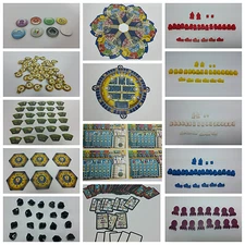 Aqua Sphere Aquasphere Board Game Stefan Feld Replacement Token Pieces Parts