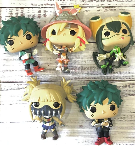 5 Funko Pop Anime My Hero Academia Figure Bundle Lot