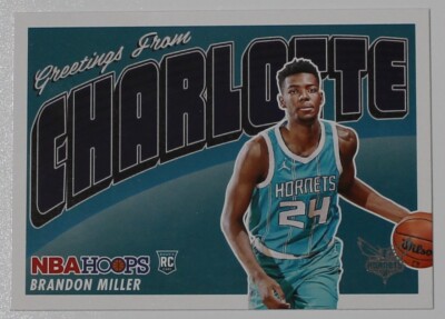 Brandon Miller ROOKIE 2023-24 NBA Hoops Rookie Greetings #18 Brandon Miller ROOKIE 2023-24 NBA Hoops Rookie Greetings #18