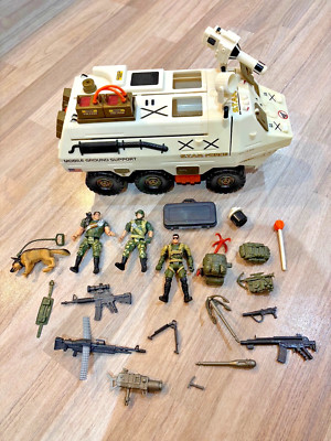 Lanard S.T.A.R Mobile Ground Support Vehicle Action Figures Weapons Bulk Lot