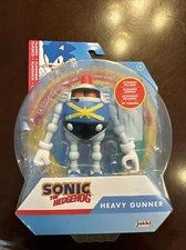 Sonic The Hedgehog Jakks Pacific 4" HEAVY GUNNER w Blaster Action Figure NEW