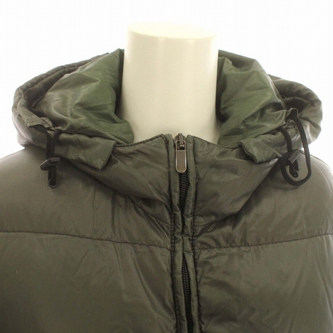 【DUVETICA】 ダウン Adhara 40 DUVETICA DOWN JACKET ADHARA NYLON HOOD 40 M KHAKI G Used