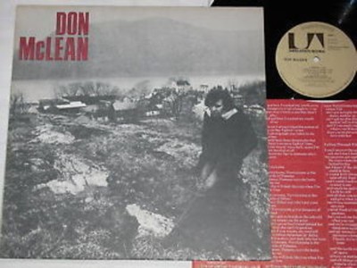 DON McLEAN same LP Vinyl United Artists Rec. USA 1972 FOLK 