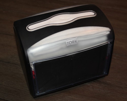 Tork Xpressnap Tabletop Napkin Dispenser Black N4 System - Foto 3 di 5