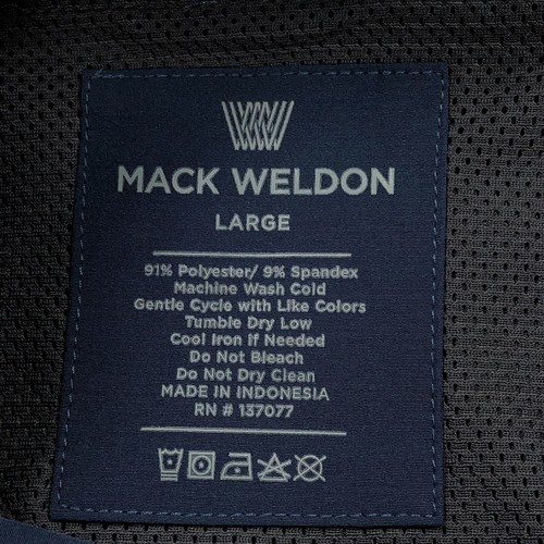 Mack Weldon Men's Radius Flex Jogger Size Large Blue 30" Inseam - Picture 4 of 9