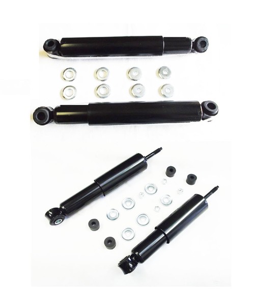 4X Front- Und HeckstoßDäMpfer FüR Nissan Navara D22 2.5TD (1998-2007)-image