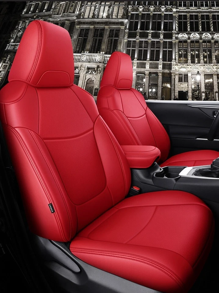 MOTOPTES CUSTOM CAR SEAT LEATHER CUSHIONS FULL SET FOR 2012-2022 TOYOTA AVALON  - Image 2 of 4