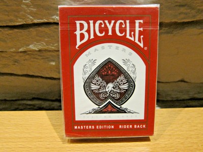 Ellusionist Bicycle Red Masters UV-500 Ohio Made Black Seal Playing Cards