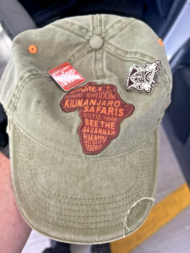 Disney Parks Animal Kingdom Kilimanjaro Adult Adjustable Hat Cap w swag - Picture 9 of 9