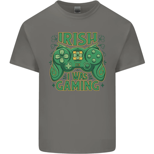 Irisch I Was Spielen St Patricks Day Spieler Kinder T-shirt Jungen Mädchen - Picture 5 of 61