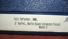 Colt Handgun Factory Blue Plastic Case 1911 Defender Exc. w / Lock — photo 9
