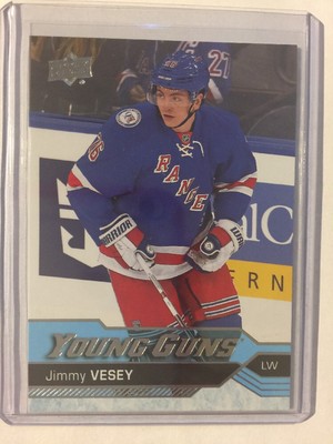 2016-17 UD Series 1 Jimmy Vesey Young Guns Rookie Upper Deck 16/17 True RC