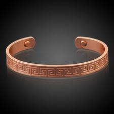 Pure Copper Magnetic Wrist Bangle Bracelet for Pain relief Rheumatic Arthritis