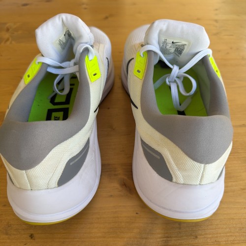 Nike Air Zoom Sneakers Structure 24 Bianco Puro Platino Tg 15 - Foto 5 di 9