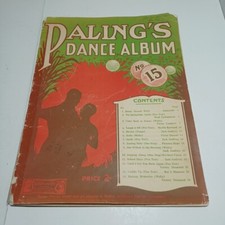Palings Dance Album Number 15 Vintage Sheet Music