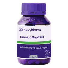 Henry Blooms Turmeric & Magnesium 60 Capsules previously Back, Neck & Shoulders+