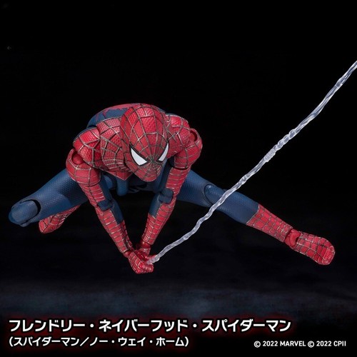 Nueva figura de acción juguete SHF No Way Home The Friendly Neighborhood Spider-Man de 6 pulgadas - Imagen 6 de 7