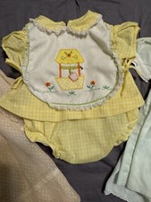 Lot Of 3 Vintage Infant dress waterproof Bloomers Cradle Togs  Alfred Leon NOTE