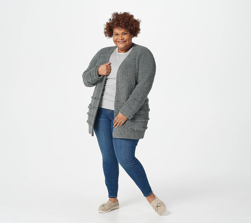 NEW XXL Barefoot Dreams Ruffle Soft 