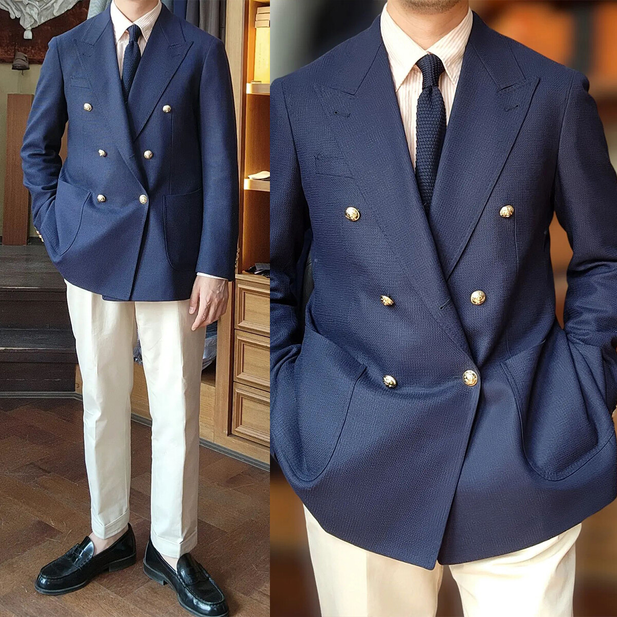 Herren Sakko Sportlich Slim Fit – Leichter Sommerblazer Für Hochzeit & Business