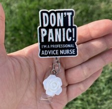 Medical Advice Nurse Badge Holder/Reel ID Card Holder lanyard Gift/Medical