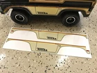 Mighty Tonka Ford Bronco Blazer Jeep MR-970 Metal  17" 1970s decals stickers