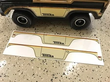 Mighty Tonka Ford Bronco Blazer Jeep MR-970 Metal  17" 1970s decals stickers