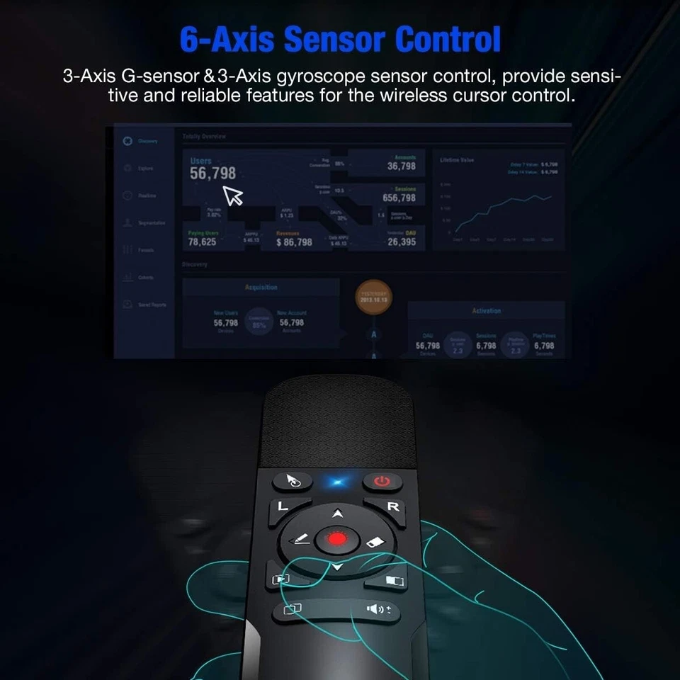Power point Presentation Remote Wireless USB PPT Presenter Laser PointerClicker - Image 4 of 4
