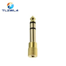 4x TRS Stereo Audio Headphone Adapter 6.35mm 1/4" Male to 3.5mm 1/8" Female Jack