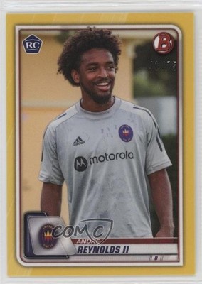2020 Bowman MLS Yellow /75 Andre Reynolds II #66 Rookie RC 3l1