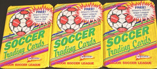 Pacific 1990-91 Major Soccer League Soccer Trading Card Packs 3 Sealed Packs