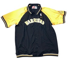 Y2K Golden State Warriors Shooting Shirt 3XL Nike Rewind '75 Warmup Jersey NBA