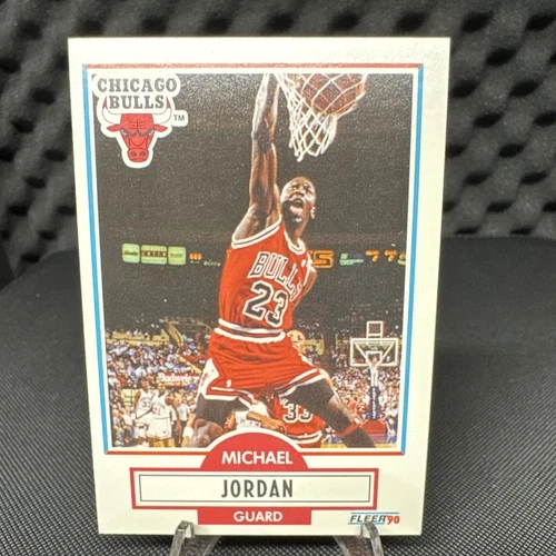 Fleer 1990-91 Michael Jordan Chicago Bulls #26 Base Set Basketball Card