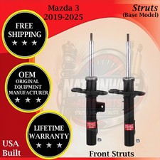 Kyb Oem Front Struts For 2019-2025 Mazda 3 Lifetime Warranty Kyb Oem Front Struts For 2019-2025 Mazda 3 Lifetime Warranty