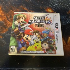 Super Smash Bros - Nintendo 3DS, 2014 - Case and Manual ONLY