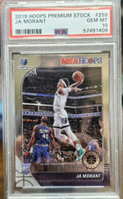 2019 Panini Hoops Premium Stock Ja Morant Rookie #259 PSA 10 Grizzlies