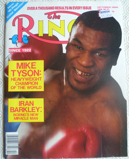 `The Ring` boxing magazine `Mike Tyson Heavyweight Champion of the World` Oct 88