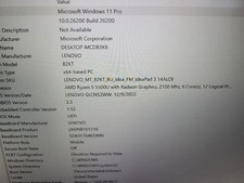 Lenovo IdeaPad 3 14ALC6 14" Ryzen 5 5500U 8GB RAM 256GB SSD Win 11Pro.
