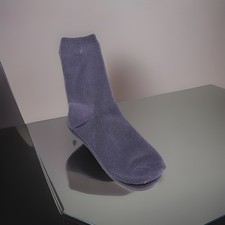 VTG Socks Orlon Crew 7-9 NOS 80s 90s Polyester Light Purple Very Soft Spongey