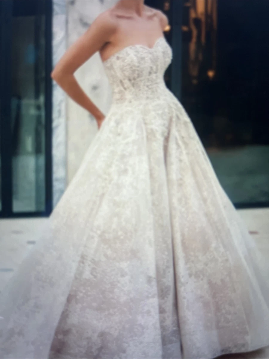 ebay wedding dresses S0608F European American Style Off-Shoulder Long Sleeve Satin Wedding Dress  Lace Simple Train Bridal Gown for Export EBay Amazon