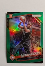 2025 Panini Prizm WNBA - Rayah Marshall #47 Green Prizm (RC)