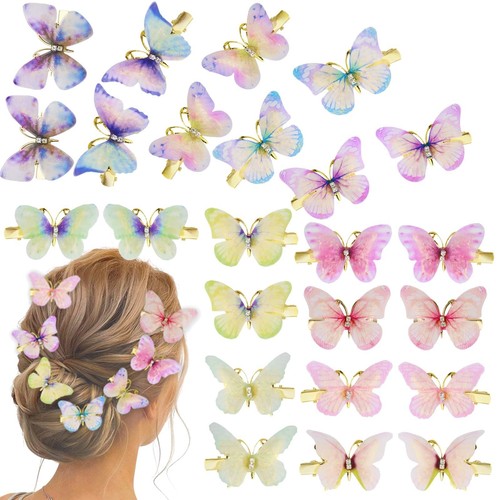 Y2K Butterfly Hair Clips