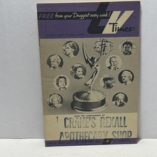 June 4 1967 EMMY AWARDS Joey Bishop BATMAN Roddy McDowel TV Times Regional Guide