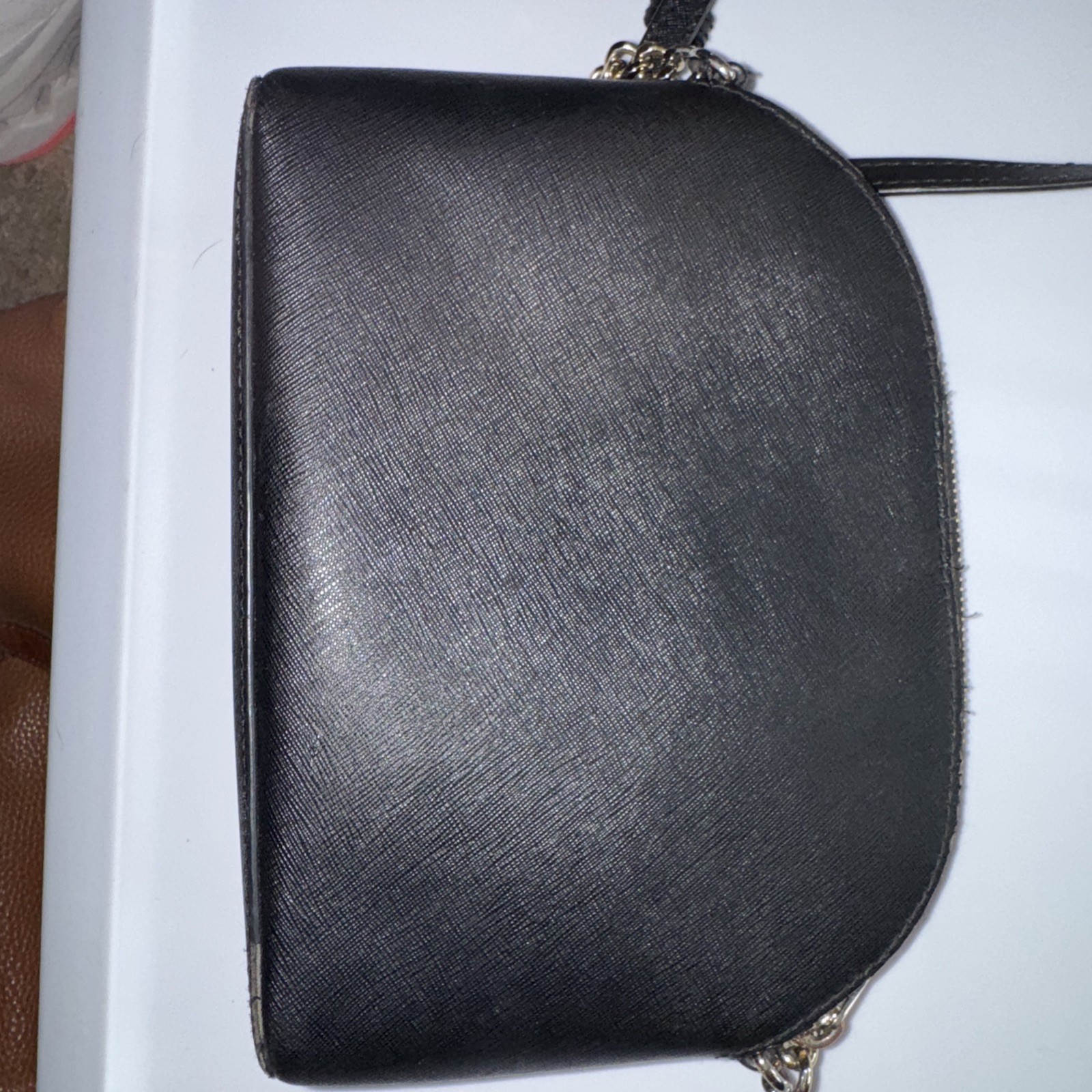 Michael Kors Black Solid Saffiano Leather Crossbo… - image 3