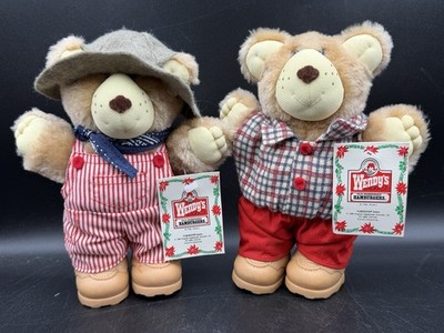 Vintage 1986 Wendy s Dudley & Boon Furskins Bears w/Tags