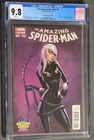 Amazing Spiderman 2 CGC 9.8 Midtown Comics Ex J Scott Campbell Variant Black Cat
