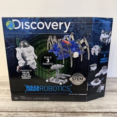 Discovery Kids Robotics Kit Activity Build & Create 3 Robots STEM New Sealed