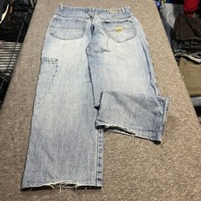 Vintage Marithe Francois Girbaud Baggy Carpenter Jeans Light Wash 34x29 GM8924