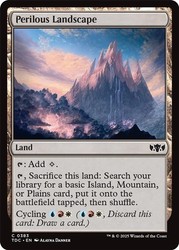 Perilous Landscape #383 (C) Tarkir: Dragonstorm Commander TDC NM MTG